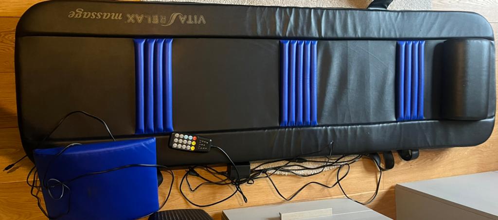 Massage matras met warmtestand, Sport en Fitness, Ophalen, Zo goed als nieuw, Massagestoel of Kussen