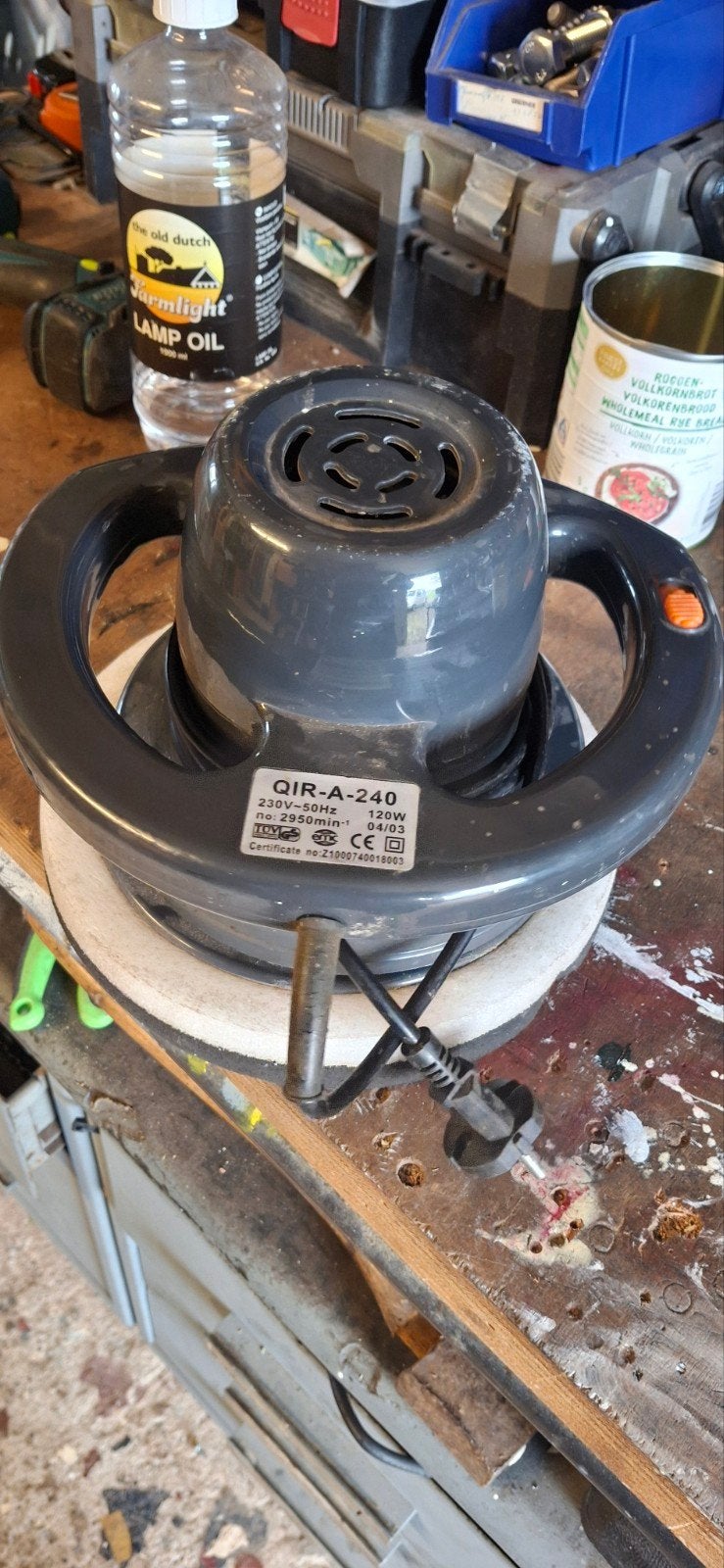 gratis poets/ polijstmachine, Ophalen