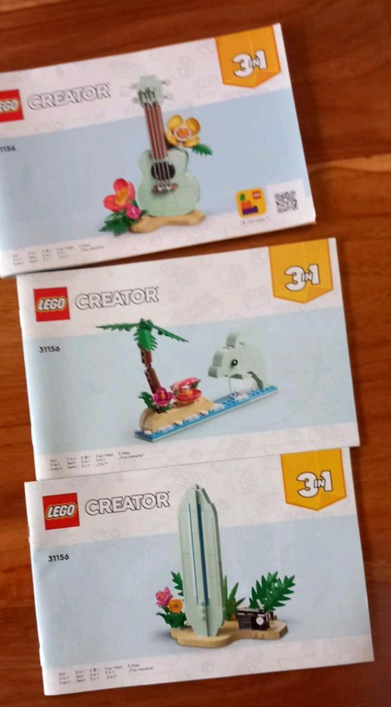 LEGO Creator 3in1 set: Ukulele (31156) compleet, Ophalen of Verzenden, Zo goed als nieuw