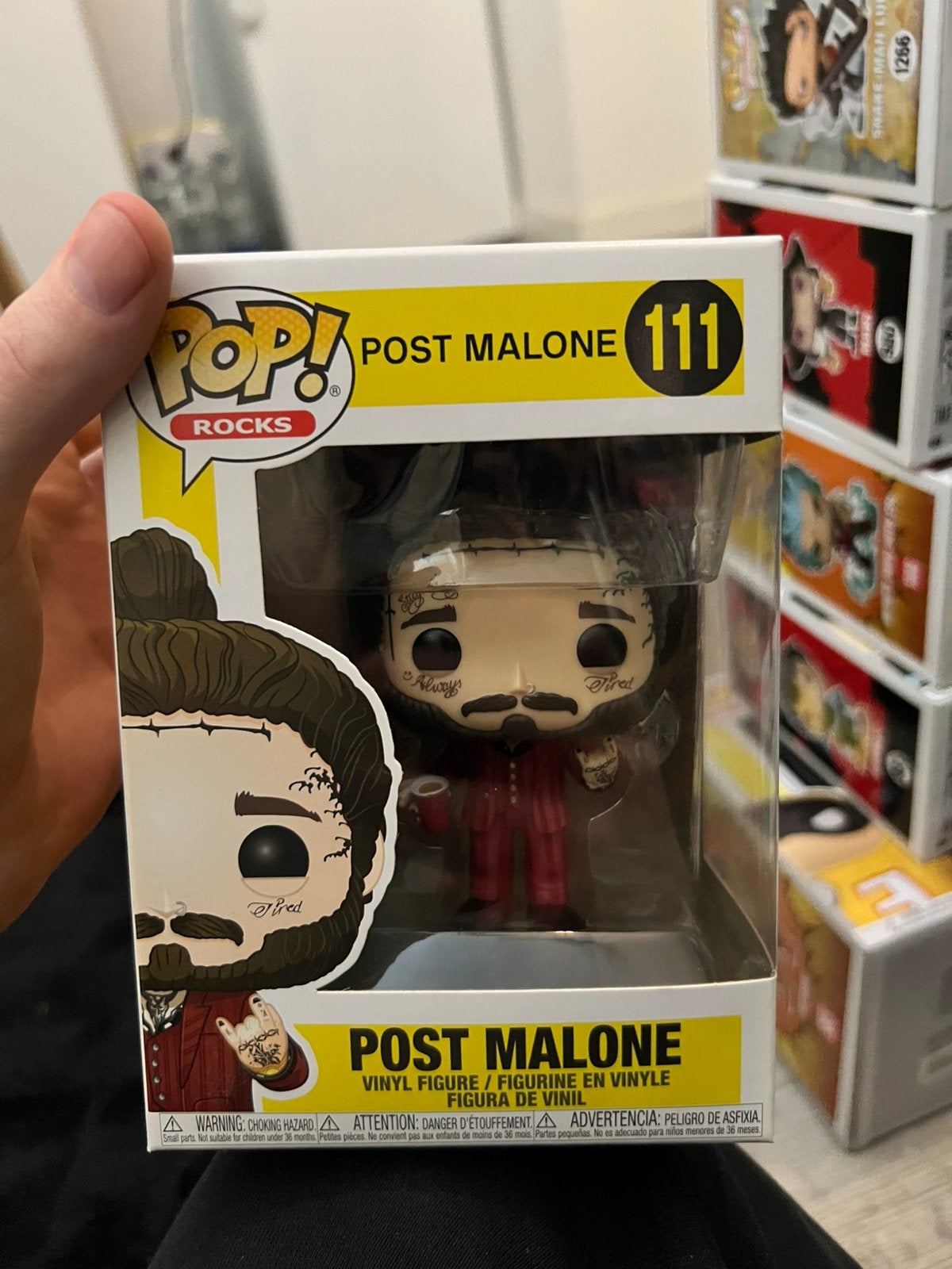 Funko Pop! Rocks: Post Malone #111 Vinyl Figuur, Ophalen of Verzenden, Nieuw