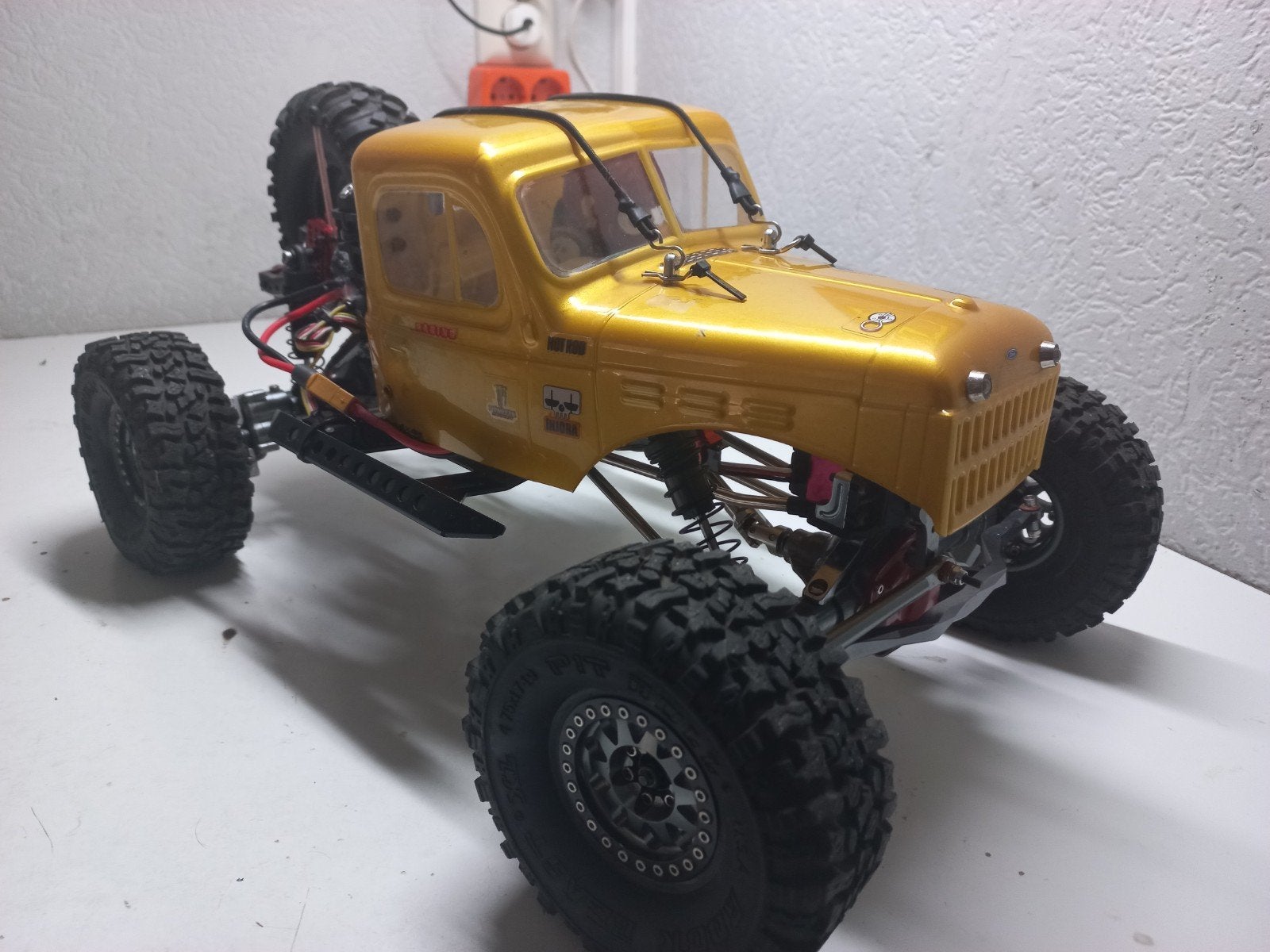 SCX10 Crawler brushless 1/10, Ophalen of Verzenden, Auto offroad