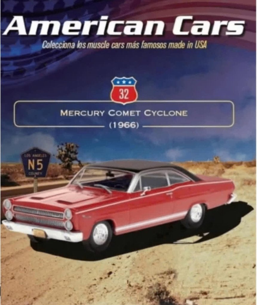 Mercury Comet Cyclone '66 schaal 1/43 IXO American cars # 32, Hobby en Vrije tijd, Verzenden, Nieuw, Auto, Overige merken