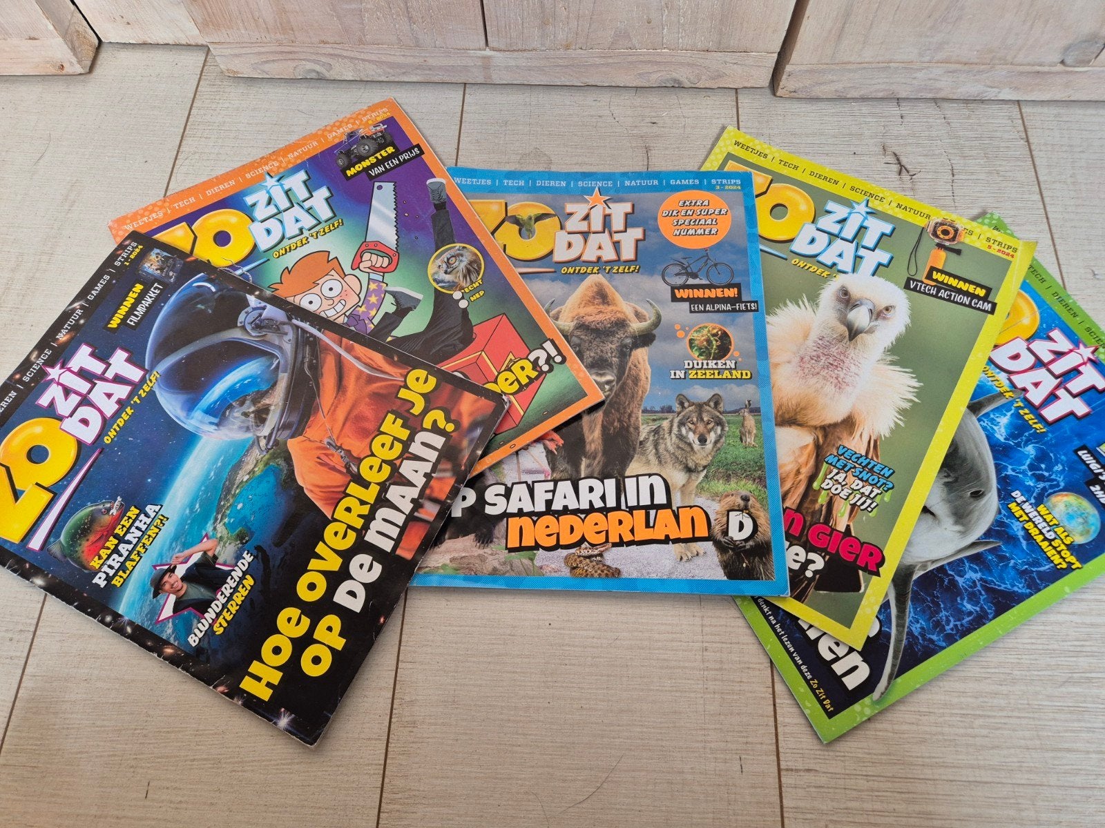 ZO ZIT DAT 5 tijdschriften 2024, Ophalen, Zo goed als nieuw, Wetenschap en Natuur