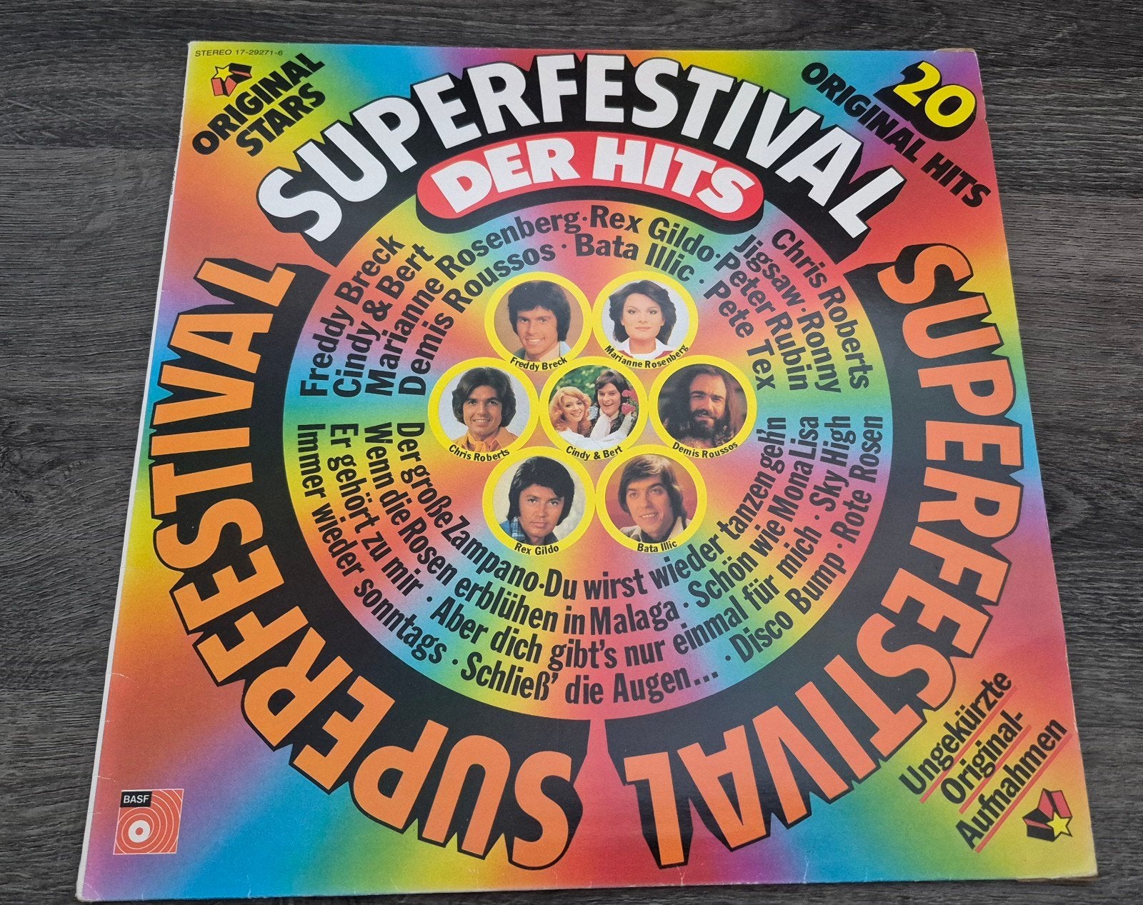 Lp Superfestival Der Hits ( Duitstalige), Cd's en Dvd's, Ophalen of Verzenden, Gebruikt, LP