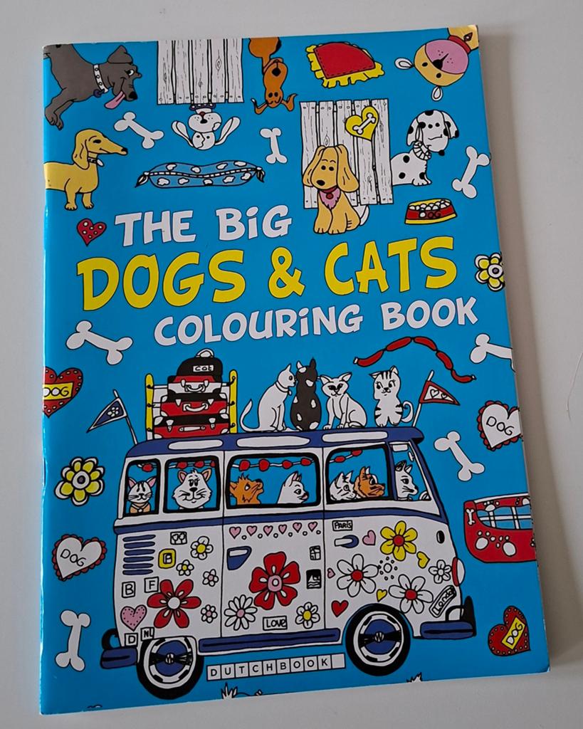 Het grote gave honden & katten kleurboek., Ophalen of Verzenden, Zo goed als nieuw