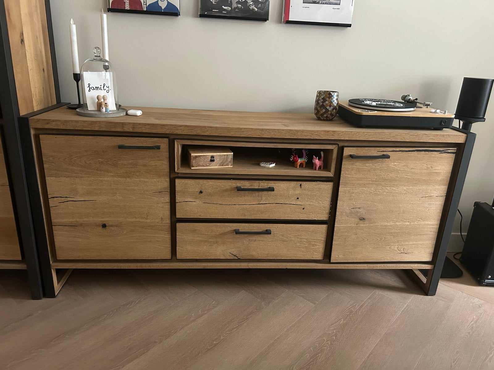 Henders & Hazel dressoir - 180x80x42 cm - Nieuwp €1000, Ophalen, 150 tot 200 cm, Zo goed als nieuw, 25 tot 50 cm