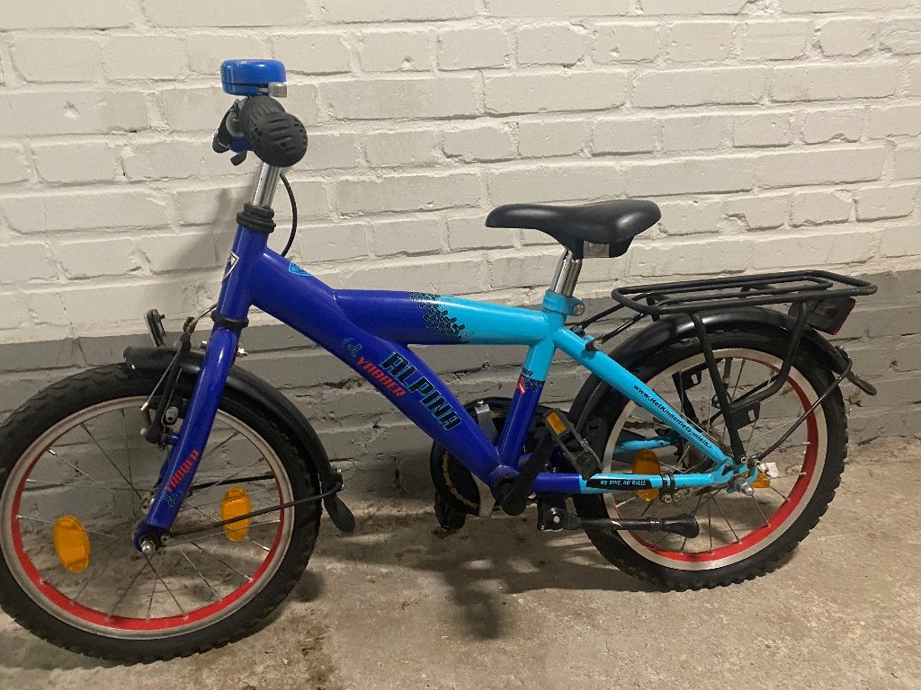 Kinderfiets, Ophalen, Gebruikt, Alpina, Minder dan 16 inch