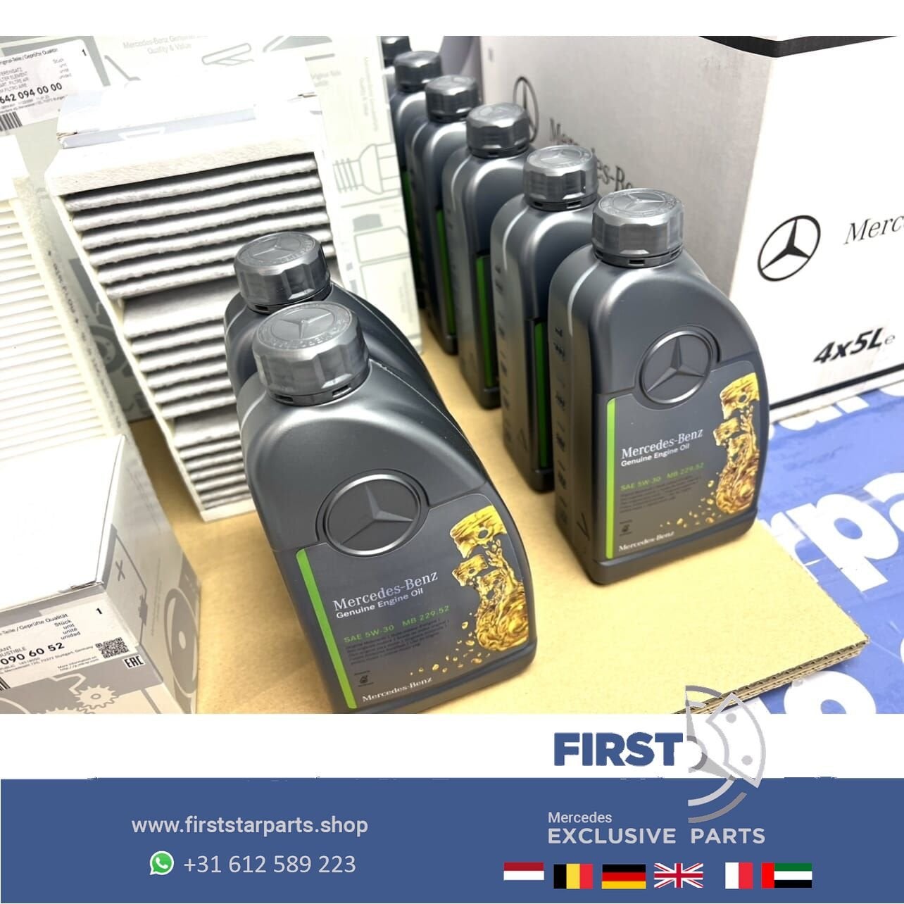 Mercedes FILTER + OLIE SET A B C CLA CLS E G GL GLA GLC GLE, -, Nieuw, Ophalen of Verzenden, -