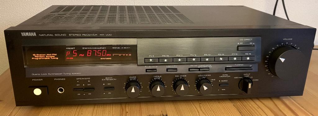 Receiver Yamaha RX-330 met phono, Ophalen, Gebruikt, Yamaha, Minder dan 60 watt
