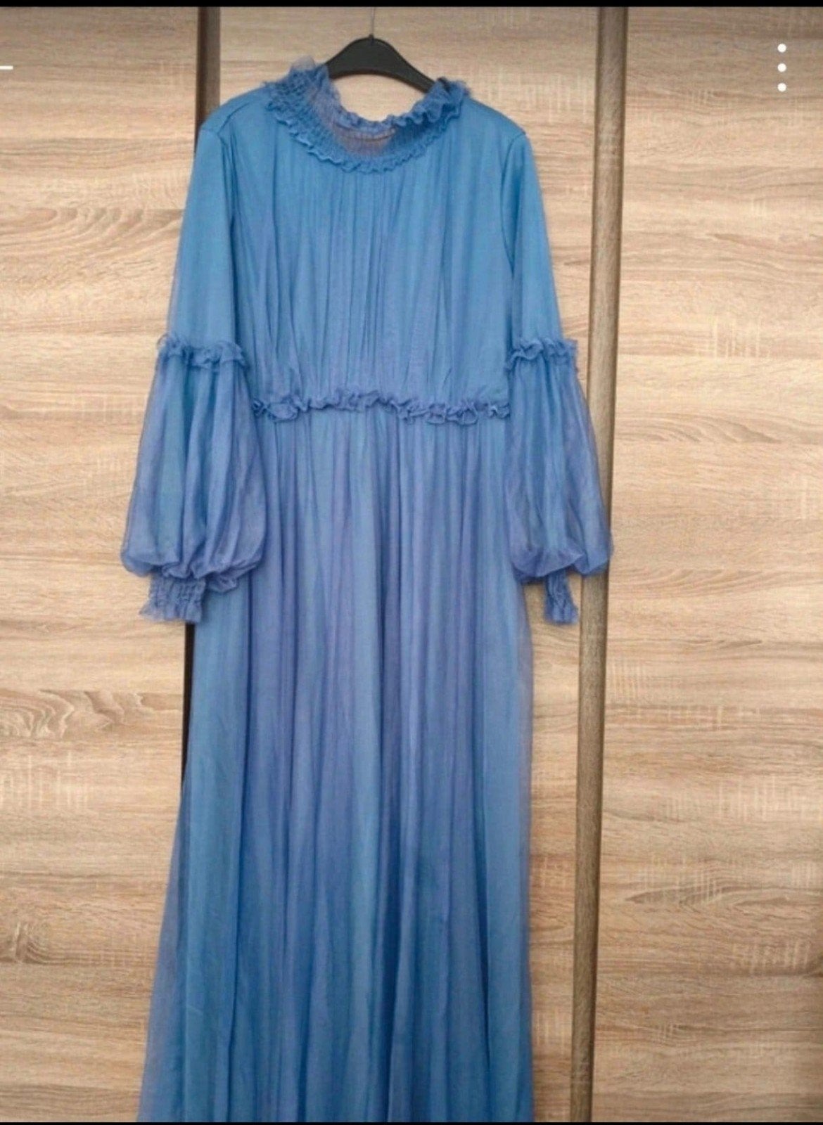 maxi lange jurk blauw paars, Kleding | Dames, Gelegenheidskleding, Galajurk, Blauw, Maat 42/44 (L), Ophalen of Verzenden