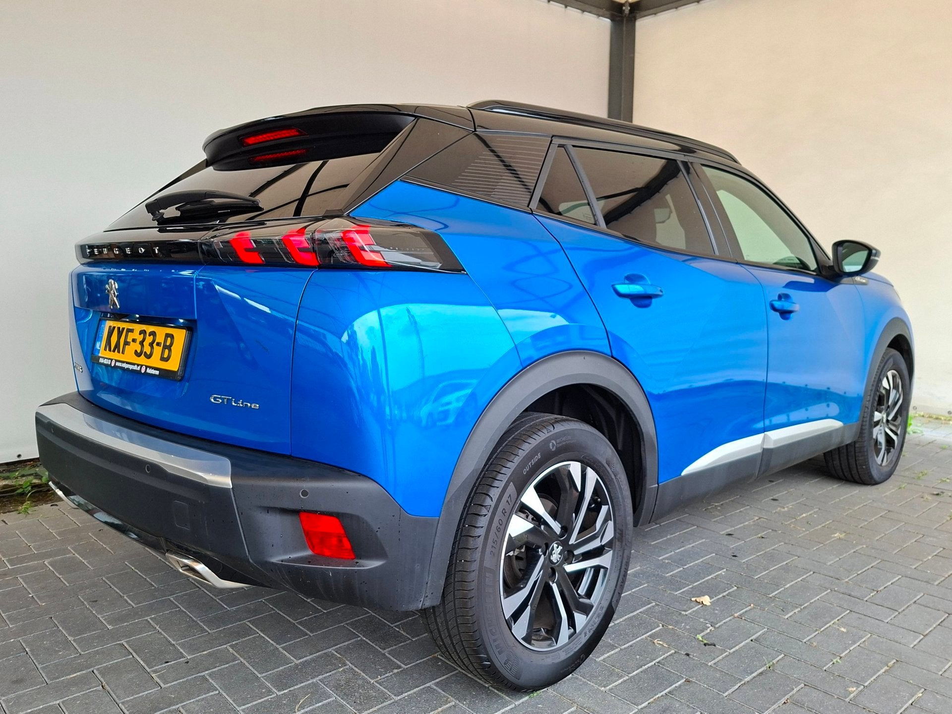 Peugeot 2008 1.2 PureTech GT-Line|Lage km stand|Digital dash, Auto's, Parkeersensor, Gebruikt, 1199 cc, Blauw