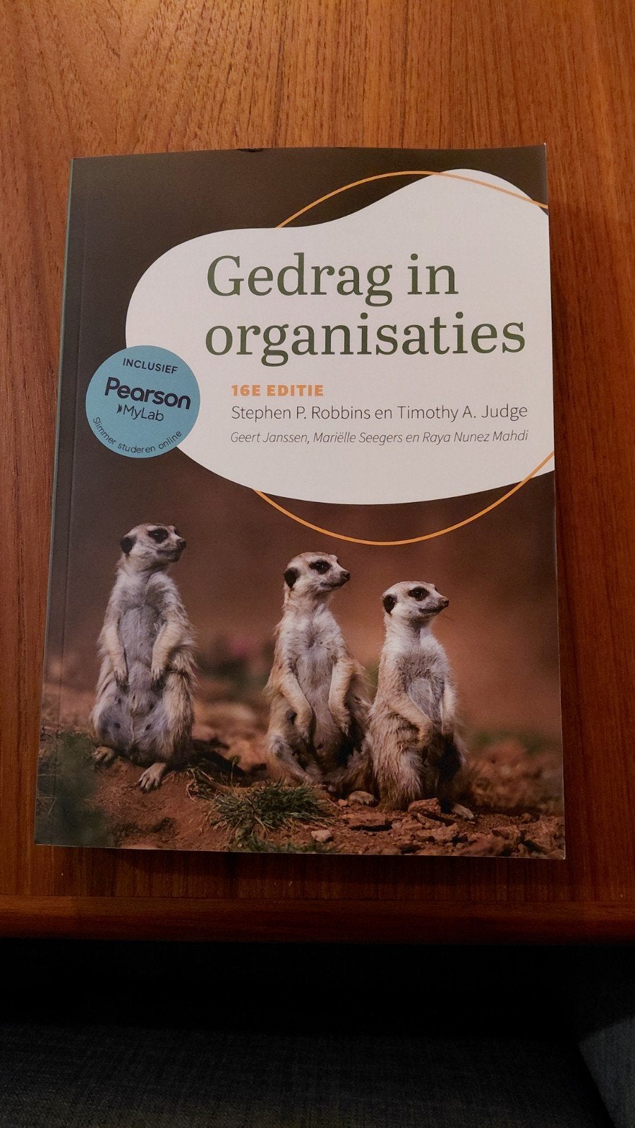 Gedrag in organisaties - 16e editie (incl. MyLab), Nieuw, Stephen P. Robbins, Timothy A. Judge, Gamma, HBO