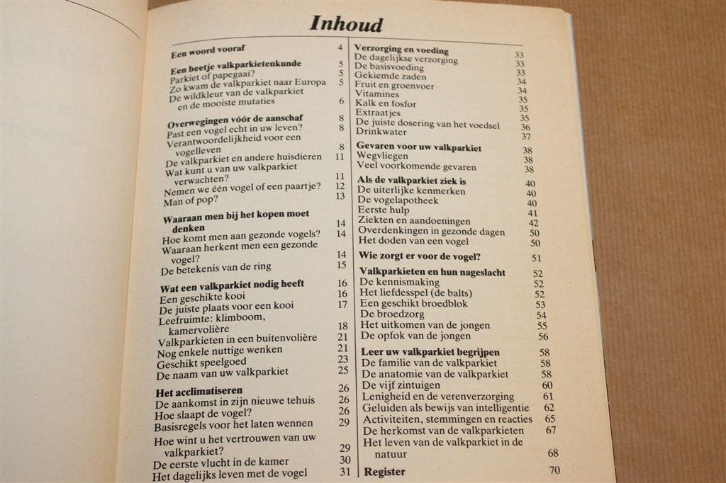 Valkparkieten — Compleet Handboek voor Liefhebbers 1983, Boeken, Ophalen of Verzenden, Gelezen