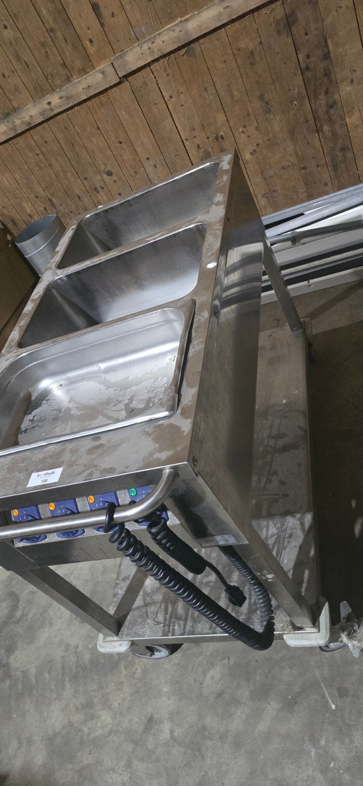 Electrolux Professional MDBM31 BAIN-MARIE TROLLEY-OPEN, Ophalen, Zo goed als nieuw