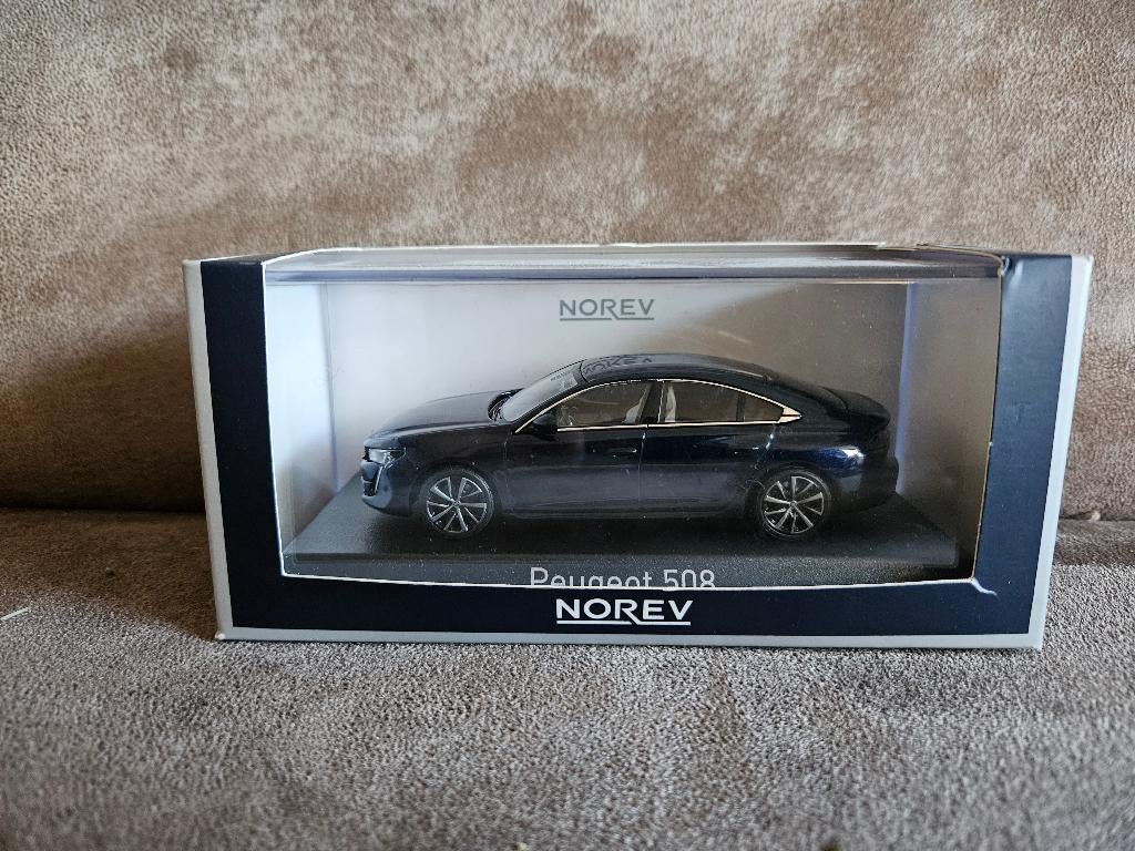 Norev Peugeot 508 2018 1/43 in ovp, Ophalen of Verzenden, Zo goed als nieuw, Auto, Norev