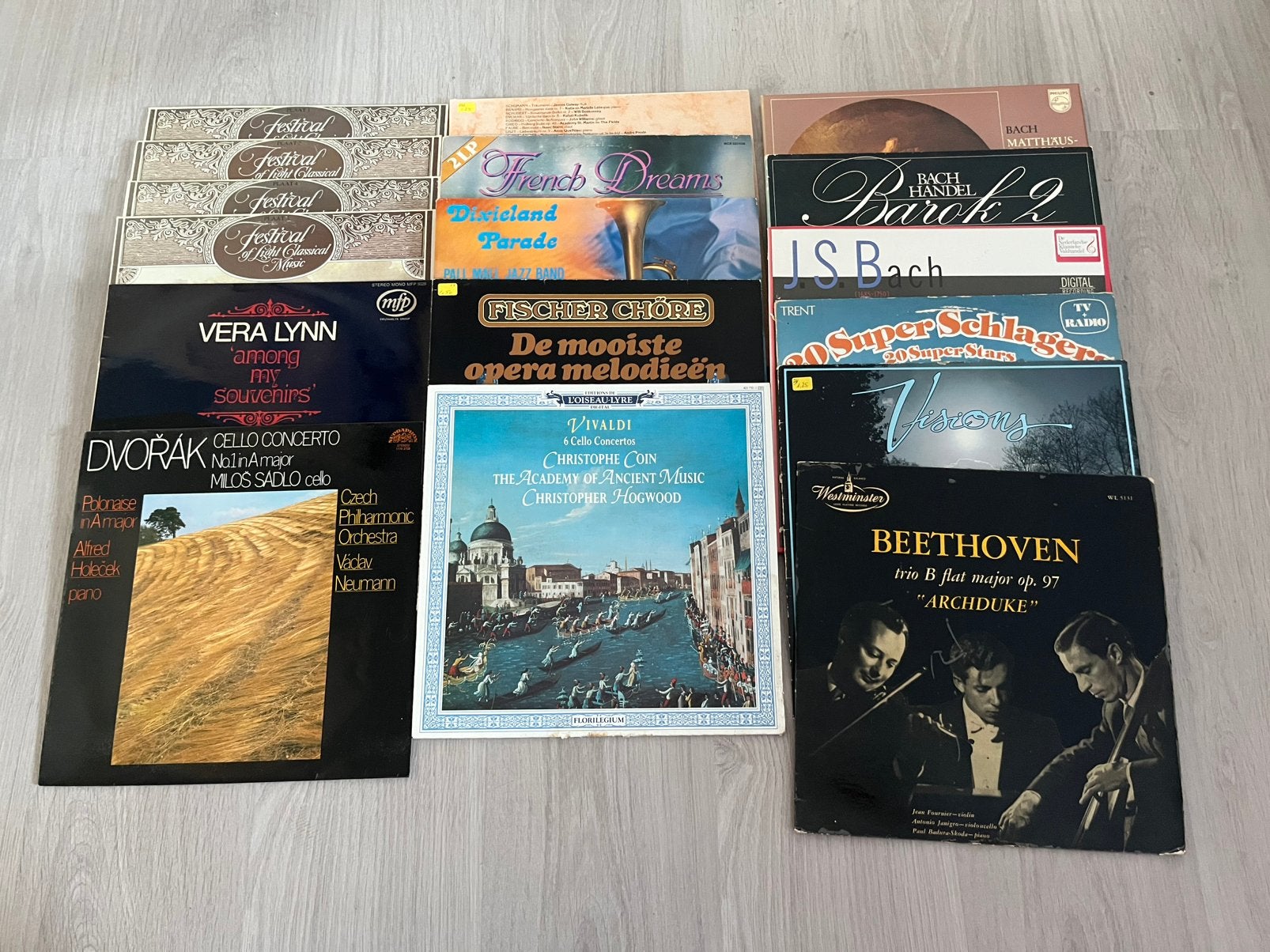 Diverse lp’s - met name klassiek (Vivaldi, beethoven etc, Cd's en Dvd's, LP, Gebruikt, Overige formaten, Overige typen