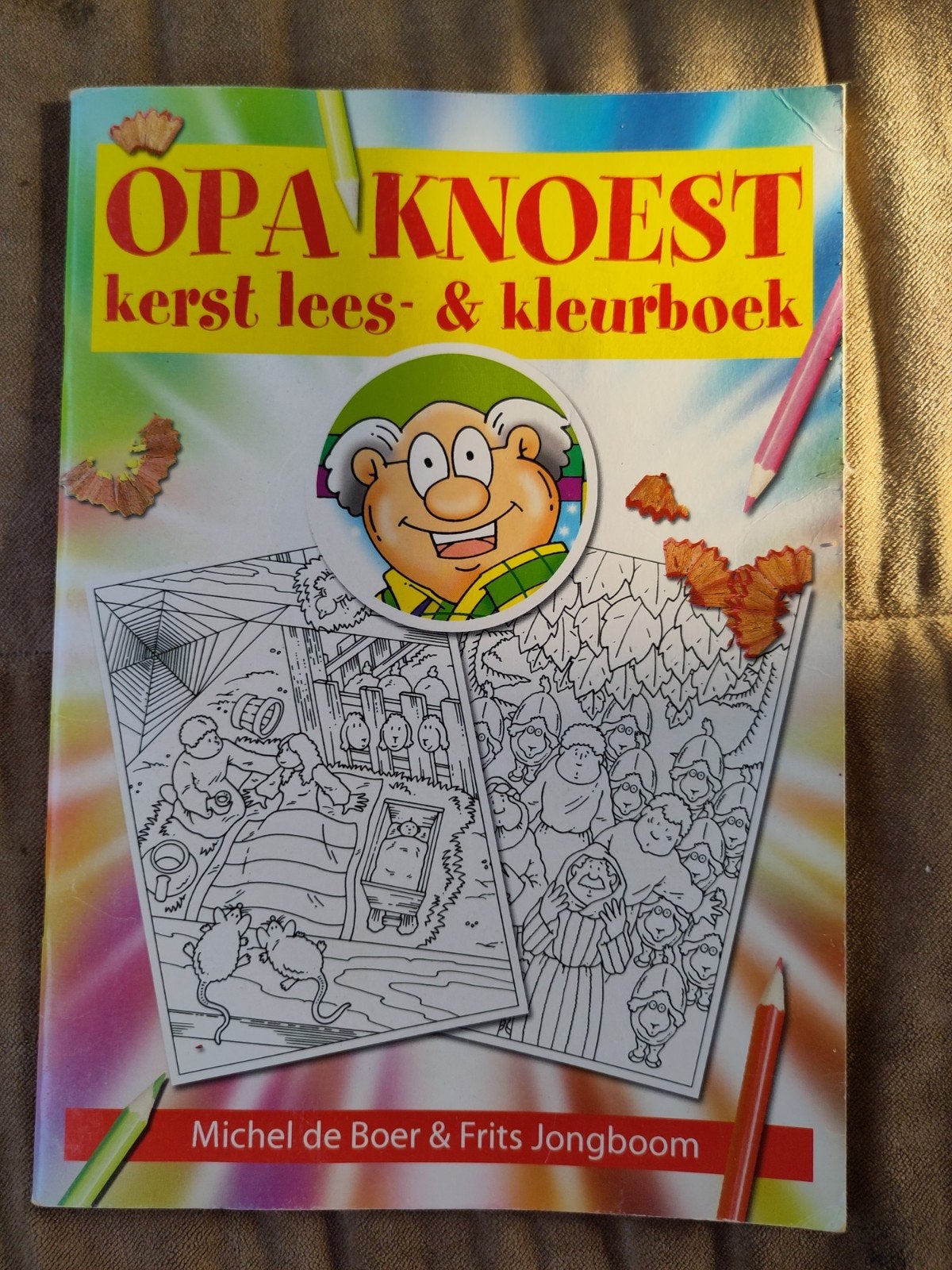 F. Jongboom - Opa Knoest kerst lees- en kleurboek, F. Jongboom, Fictie algemeen, Ophalen of Verzenden, Zo goed als nieuw
