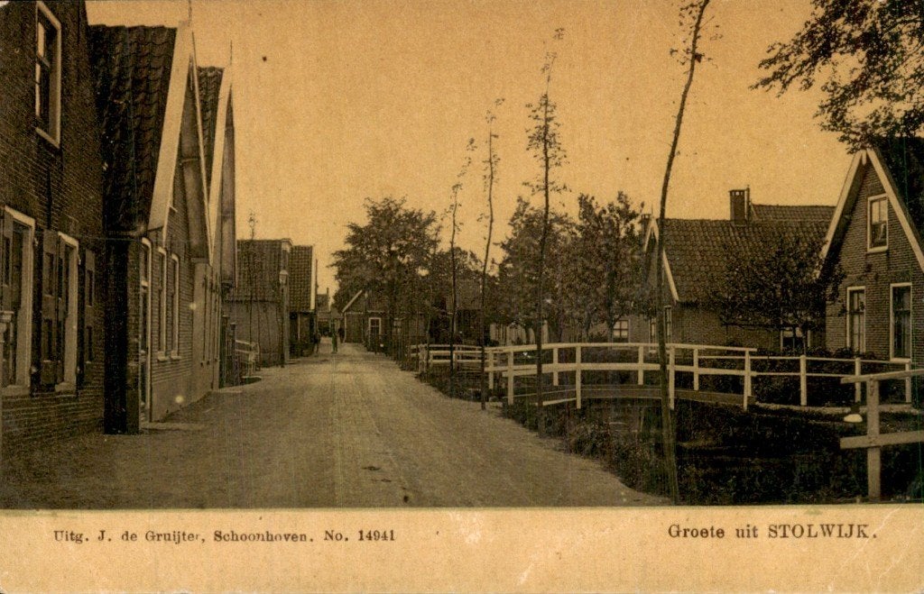 Stolwijk - Tulp - 14941, Ophalen of Verzenden, Voor 1920, Gelopen, Zuid-Holland