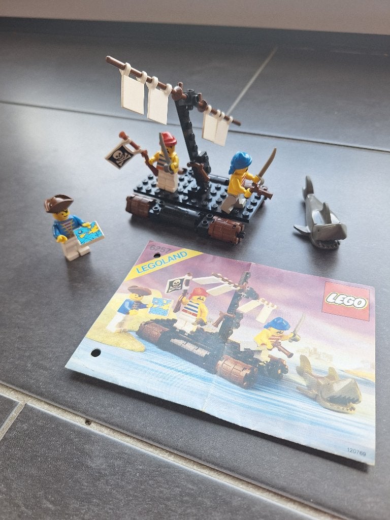 LEGO 6257 - Castaway's Raft, Gebruikt, Lego, Inclusief instructies, Complete set