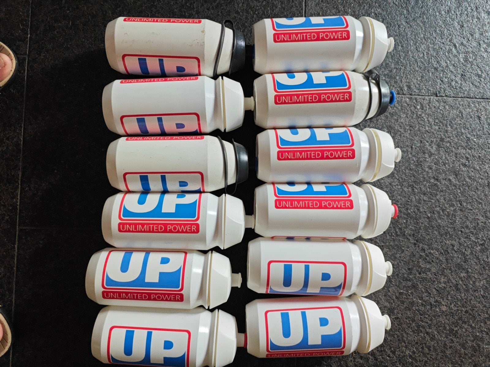 12x UP Unlimited Power Bidons - Fietsbidons, Ophalen of Verzenden, Gebruikt