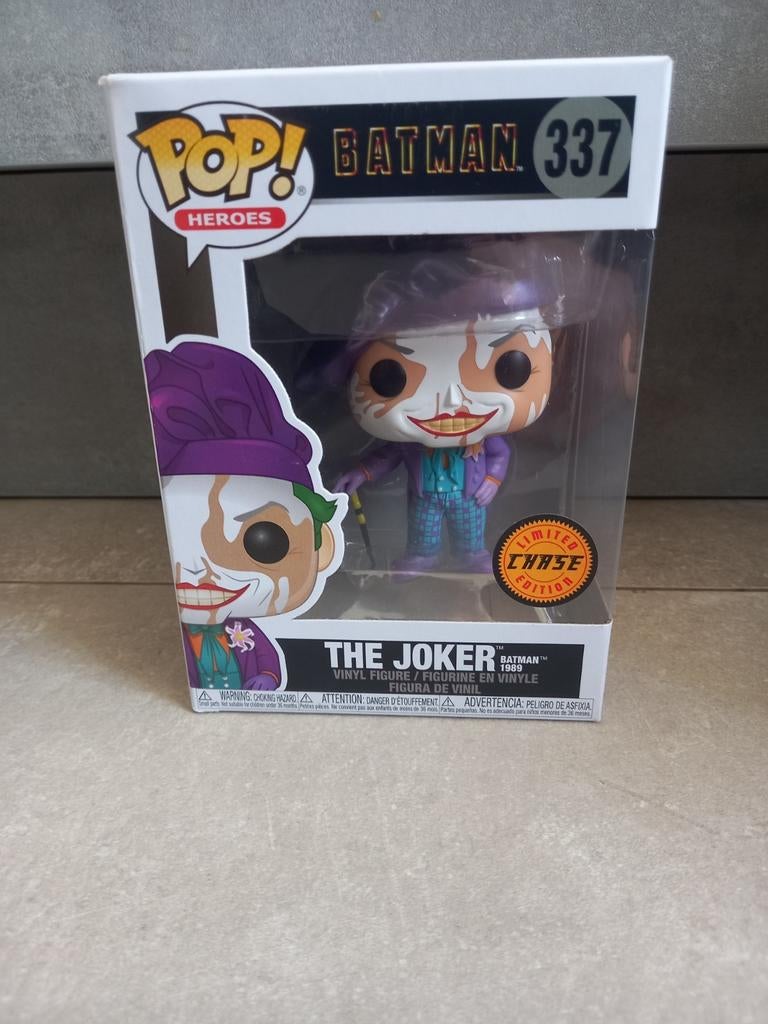 Funko pop Batman 1989 The Joker limited Chase edition, Ophalen of Verzenden, Zo goed als nieuw