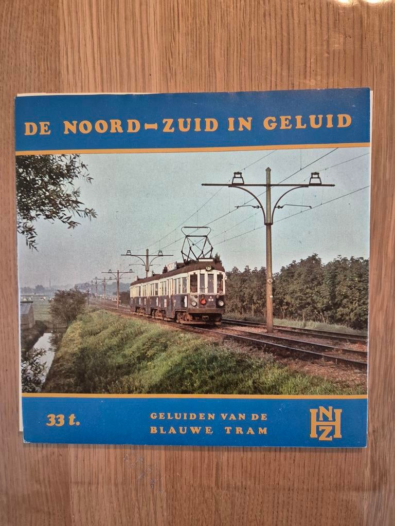 Single Geluiden van de Blauwe Tram Noord-Zuid in Geluid 1961, Ophalen of Verzenden, Zo goed als nieuw, Tram, Overige typen