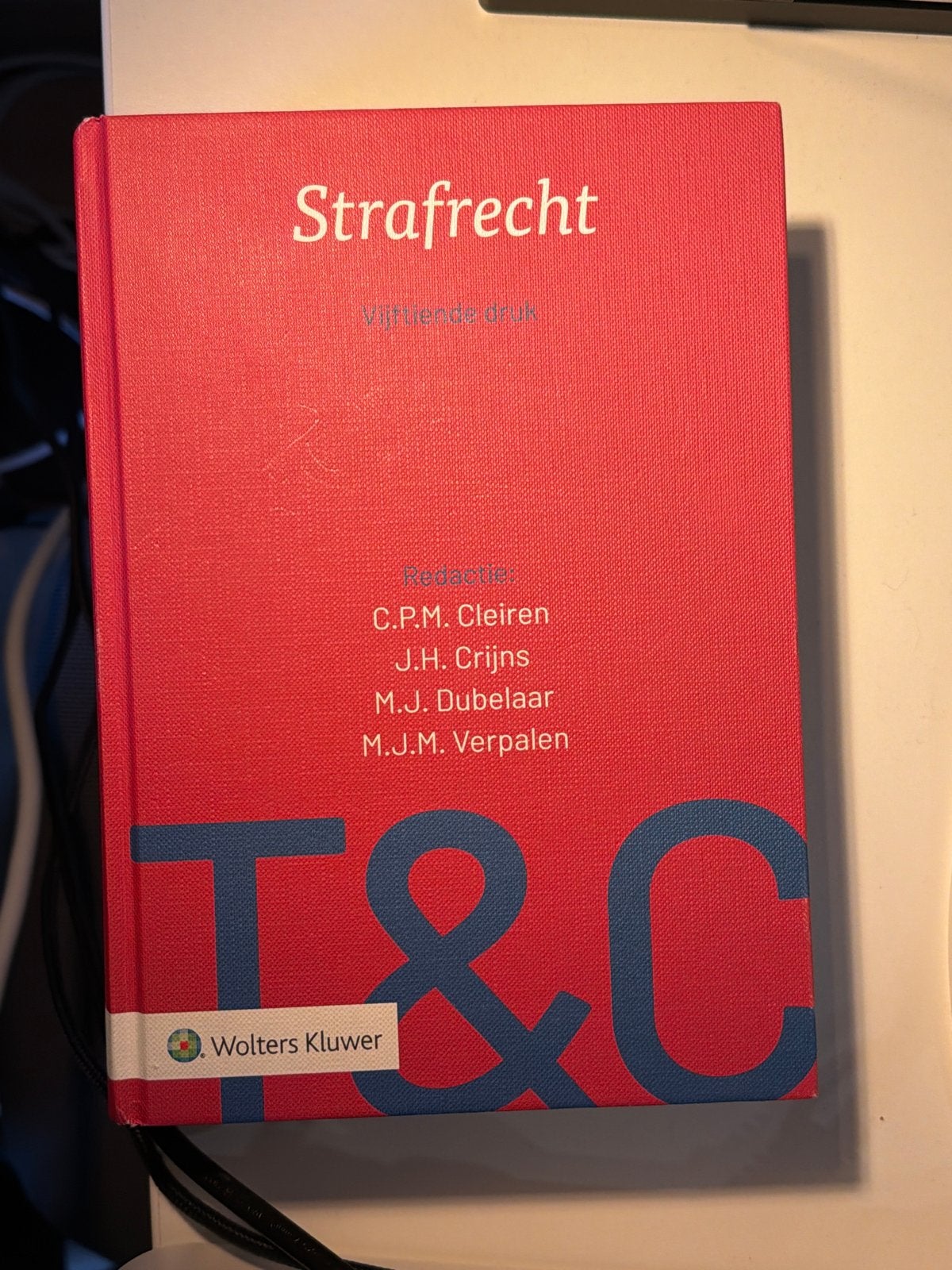 Strafrecht Tekst & Commentaar Vijftiende Druk - Onbeschreven, Boeken, Ophalen of Verzenden, Gamma, Zo goed als nieuw, Niet van toepassing