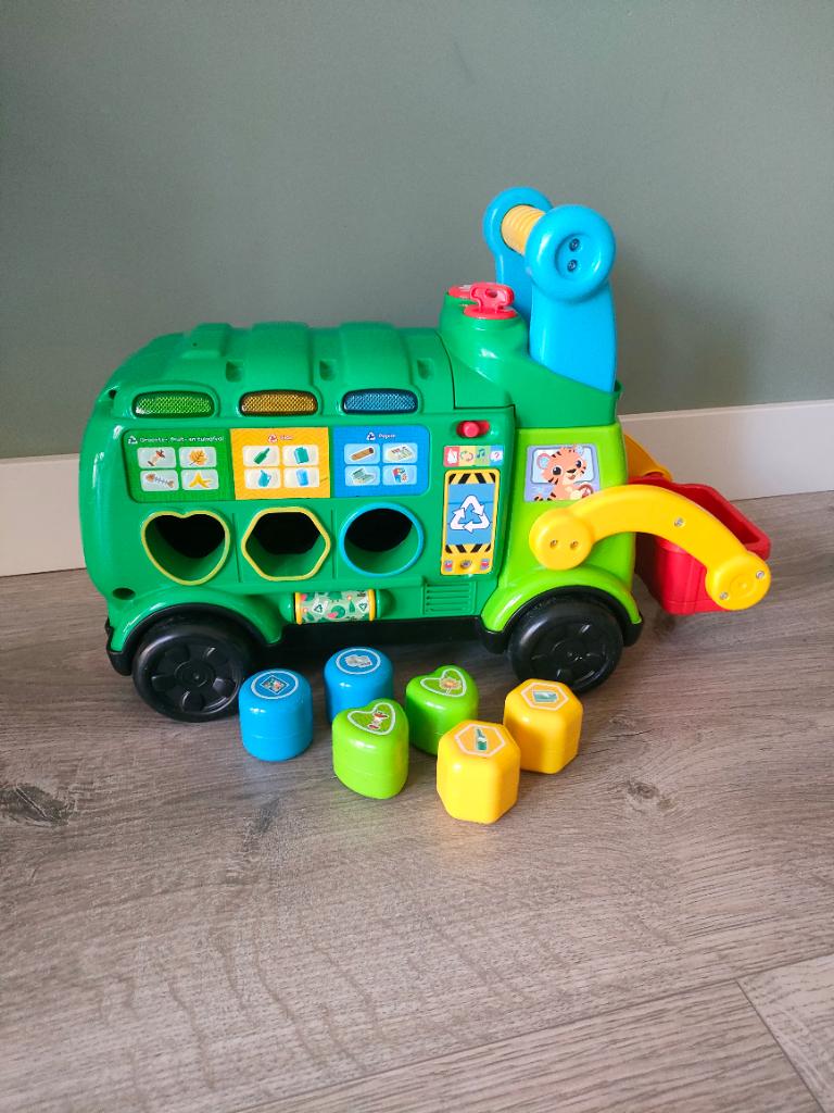 VTech Sorteer & Leer Recycletruck, Ophalen
