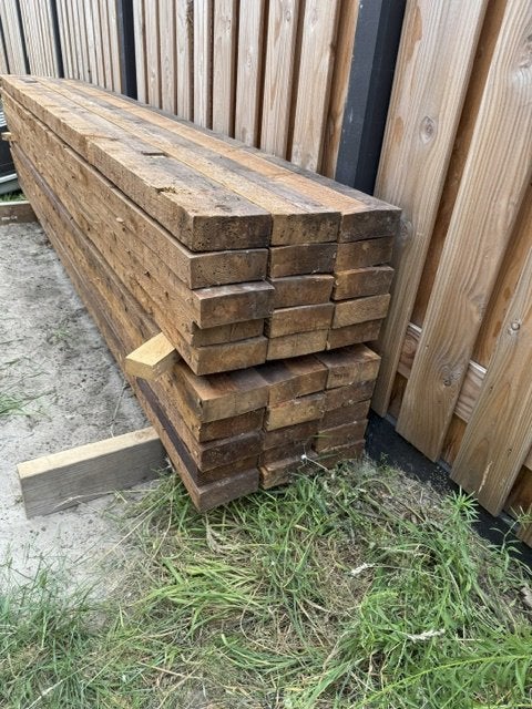 Balkjes, Doe-het-zelf en Verbouw, Hout en Planken, Ophalen, Gebruikt, Balk, Vuren
