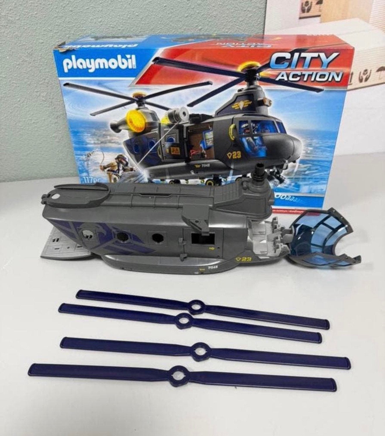 Playmobil 71149 - Los Losse Helikopter body - City action, Kinderen en Baby's, Speelgoed | Playmobil, P, Losse onderdelen, P, P
