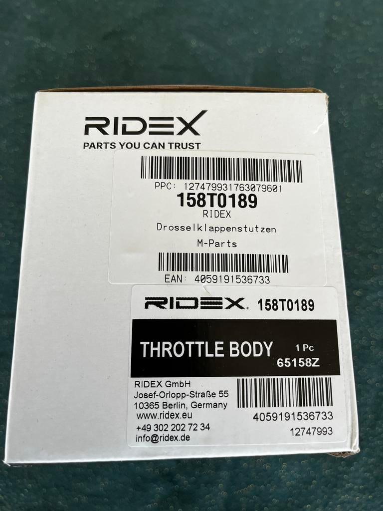 Ridex Gasklephuis 158T0189 - Nieuw, Verzenden, Nieuw, Universele onderdelen