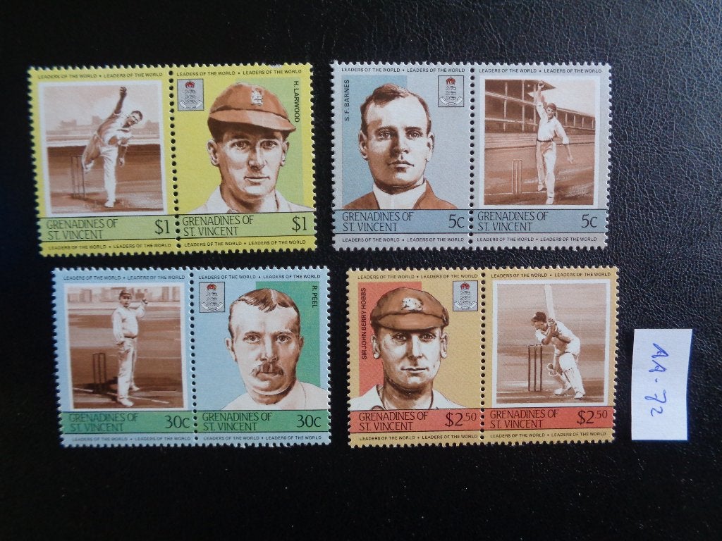 grenadines/st.vincent - cricket spelers/postfris 1984(aa-72), Ophalen of Verzenden, Postfris, Noord-Amerika