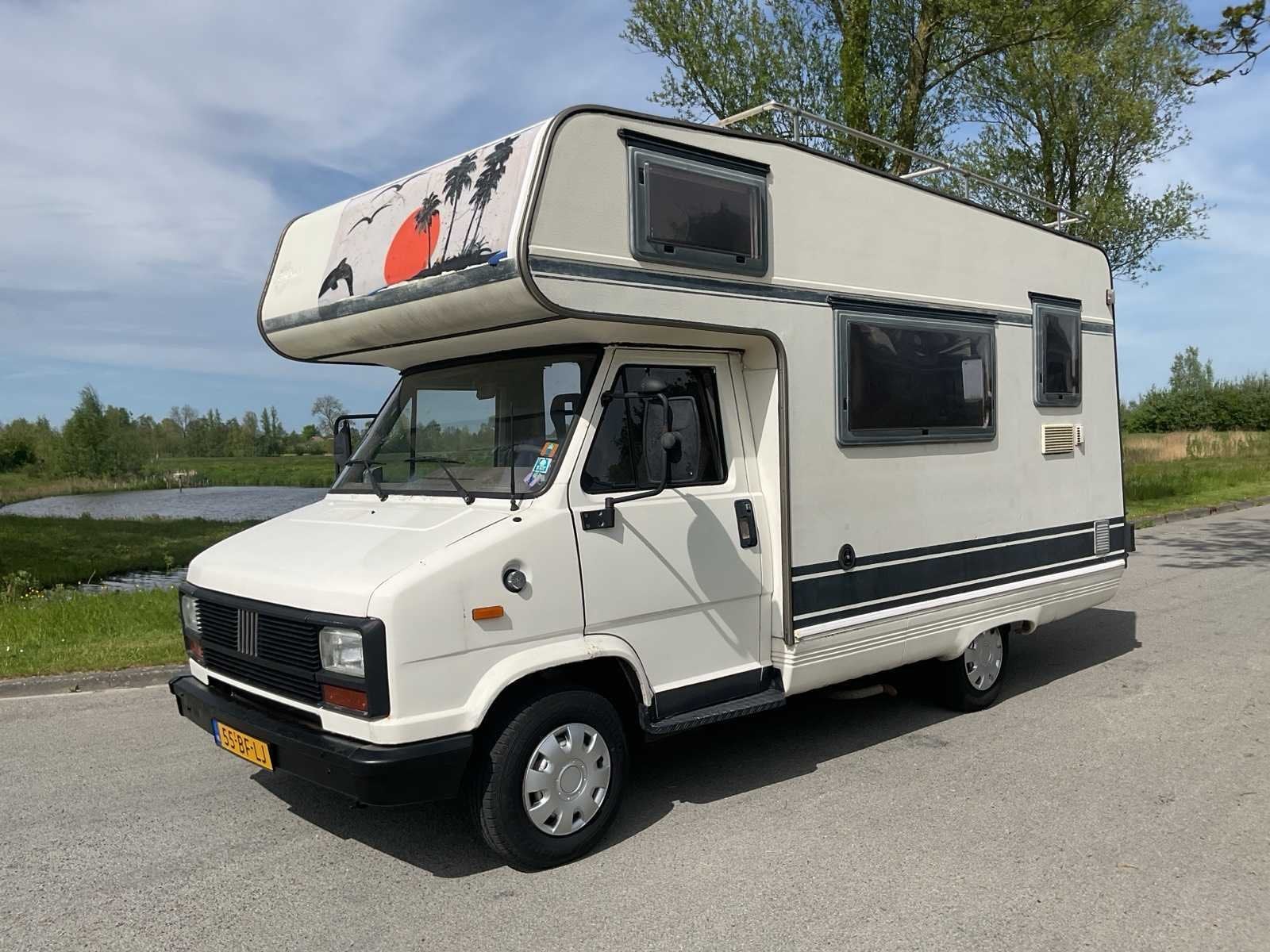 1990 - Fiat - 280 - Camper/kampeerwagen, Caravans en Kamperen, Bedrijf, Diesel, Fiat