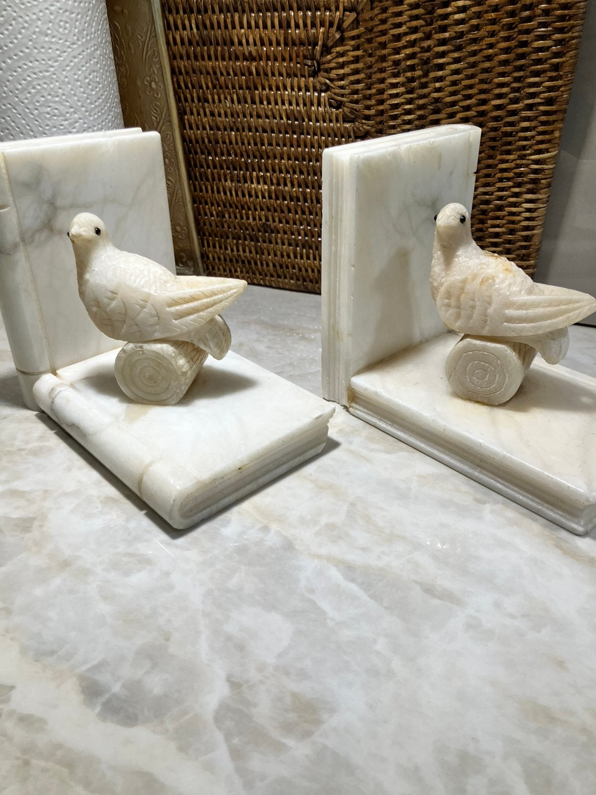 Vintage Mid Century Modern boekensteunen Italy, Ophalen of Verzenden