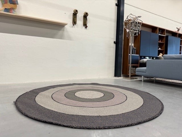 Nieuw Csrugs Circular Vloerkleed Wol Design Tapijt Rond D220