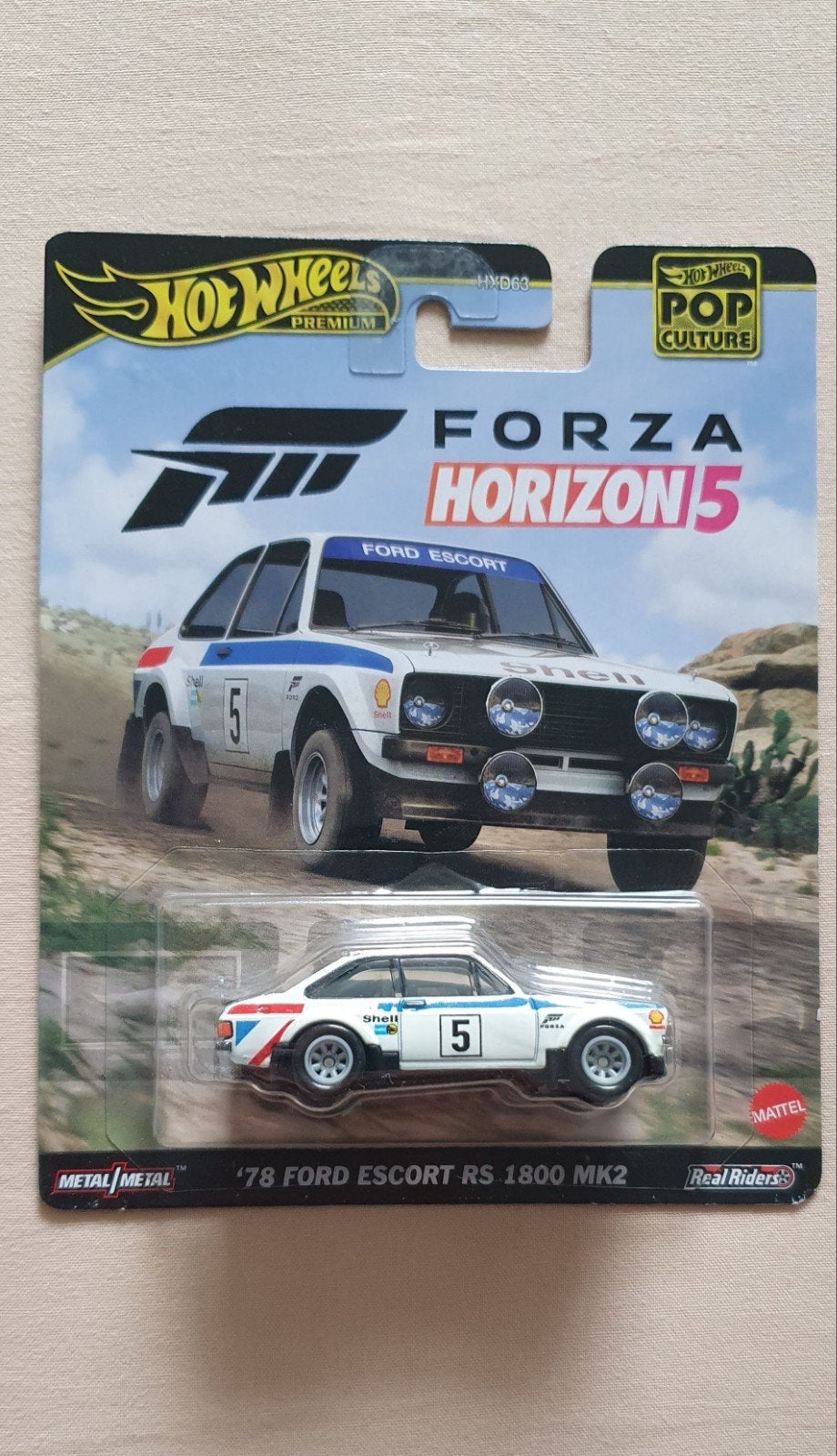 Hot Wheels Premium '78 Ford Escort RS 1800 Forza Horizon, Ophalen of Verzenden, Nieuw, Auto