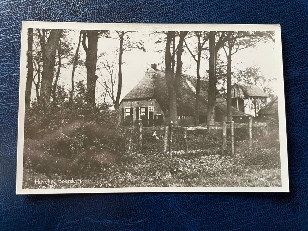 ansichtkaart van Havelte ; Boerderij., Verzamelen, Ansichtkaarten | Nederland, Verzenden, 1940 tot 1960