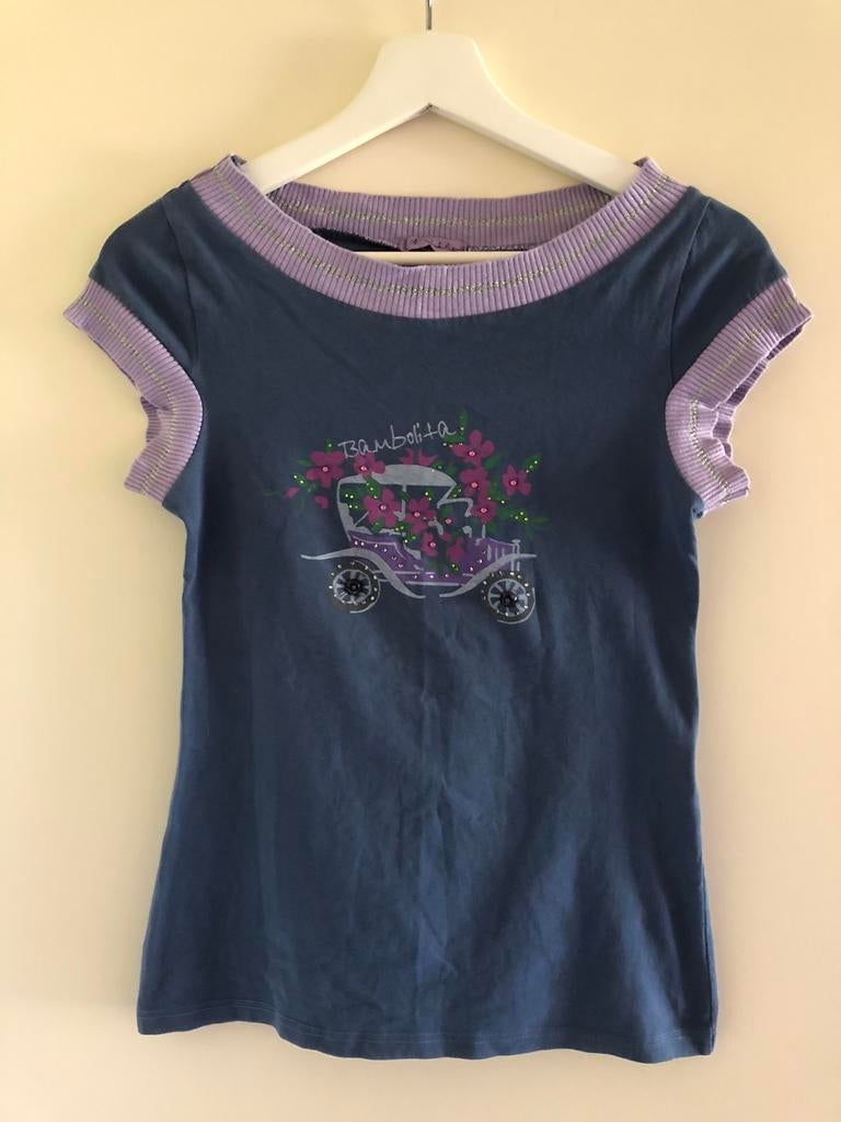 Bambolita leuk blauw shirt maat L/M., Blauw, Maat 42/44 (L), Ophalen of Verzenden, Zo goed als nieuw