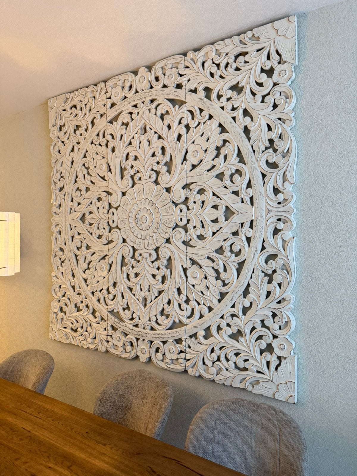 Zgan grote oosterse wandpaneel 180x180, Huis en Inrichting, Ophalen, Zo goed als nieuw