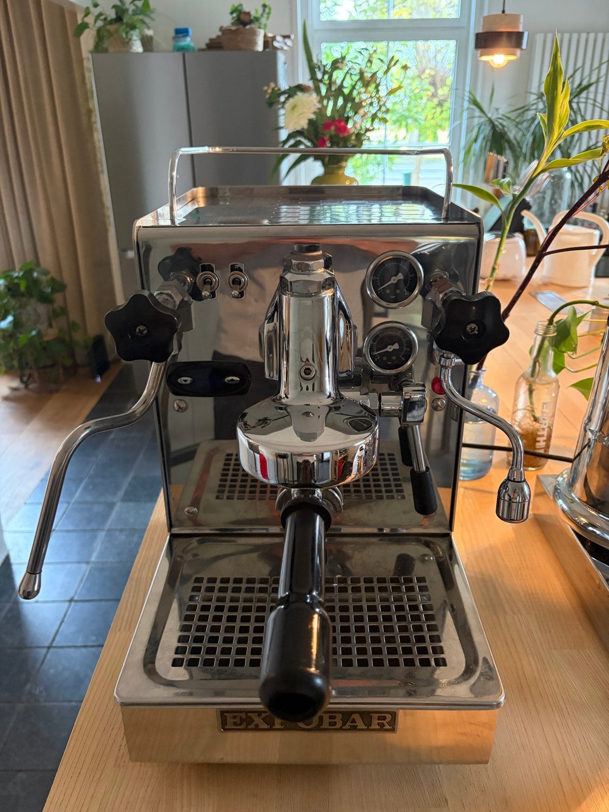 Expobar Brewtus IV Dual Boiler PID, Witgoed en Apparatuur, Gebruikt, Espresso apparaat, Koffiebonen, 4 tot 10 kopjes