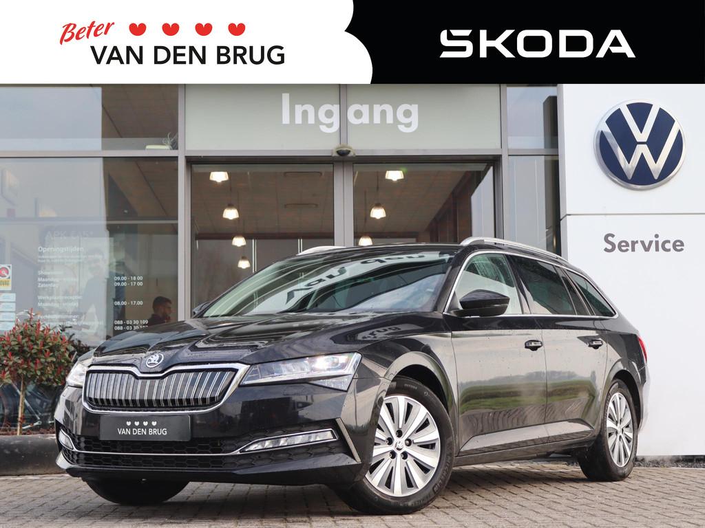 Skoda Superb Combi 1.4 TSI iV 218 pk DSG Style | Trekhaak zw, Auto's, Skoda, Stof, Gebruikt, 4 cilinders, Hybride Elektrisch/Benzine