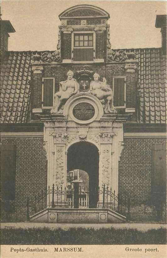 377-422-023 Marssum Popta Gasthuis, Verzenden, Voor 1920, Friesland