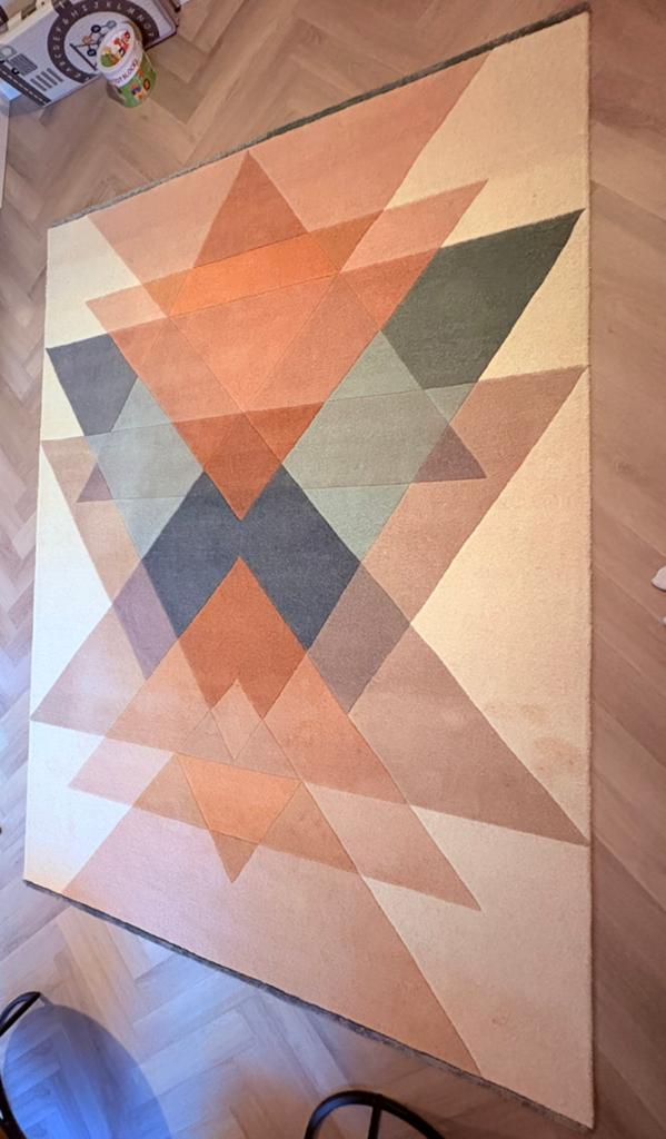 Linie Design Freya vloerkleed 300x200 cm – wol/viscose, Ophalen, 200 cm of meer, Zo goed als nieuw, 200 cm of meer