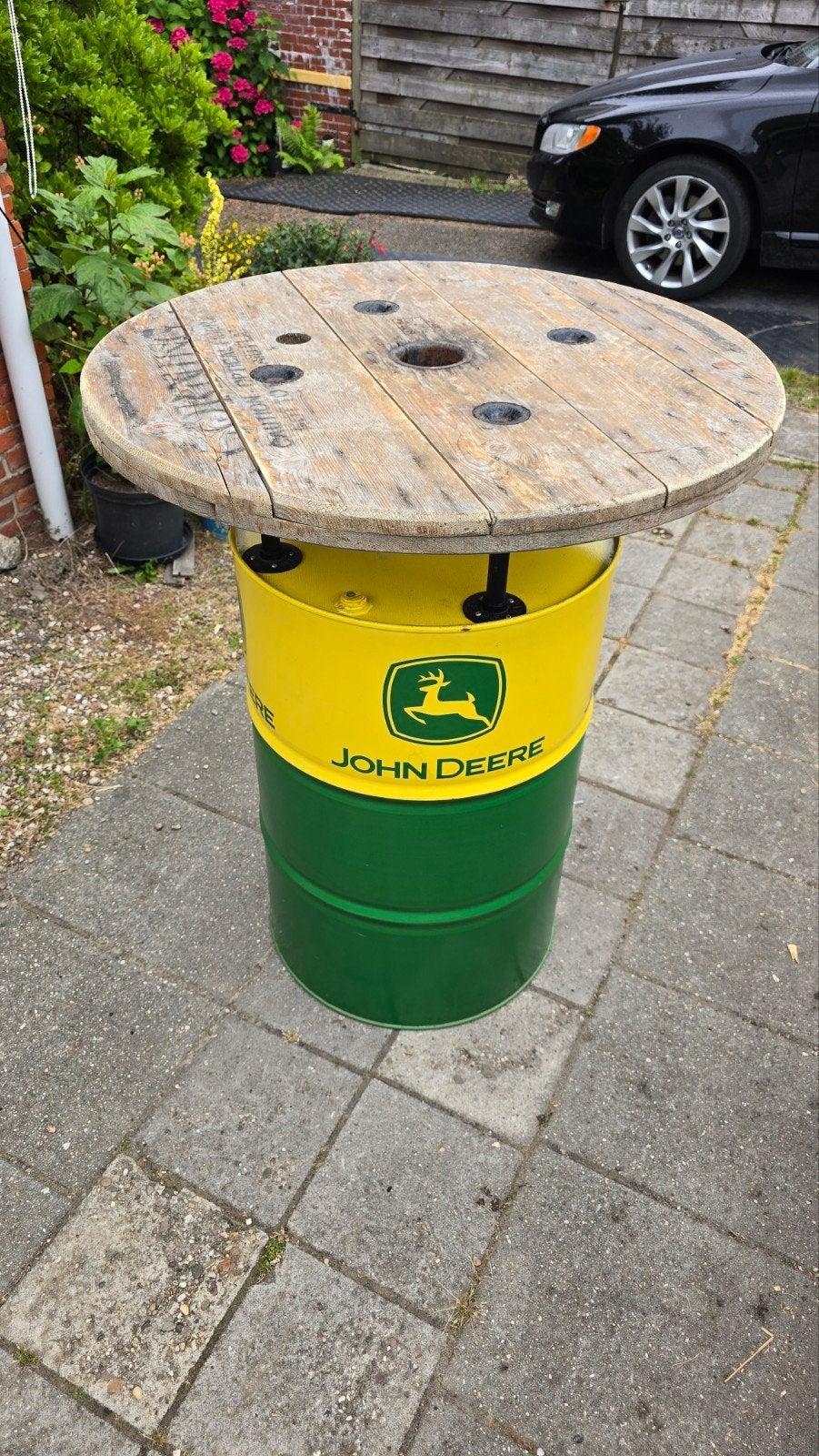 Unieke John Deere Oliedrum Statafel, Ophalen
