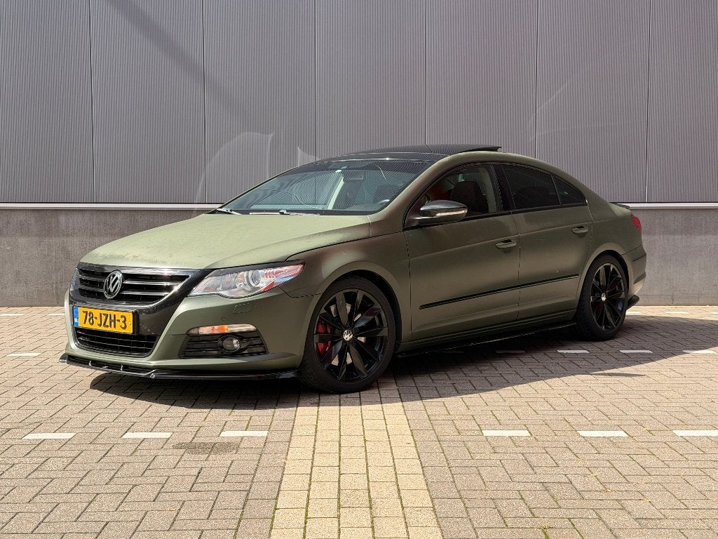 Volkswagen Passat CC 1.8 TSI 210PK DSG | Pano | Carplay |, Auto's, Stof, Passat CC, Zwart, 4 cilinders