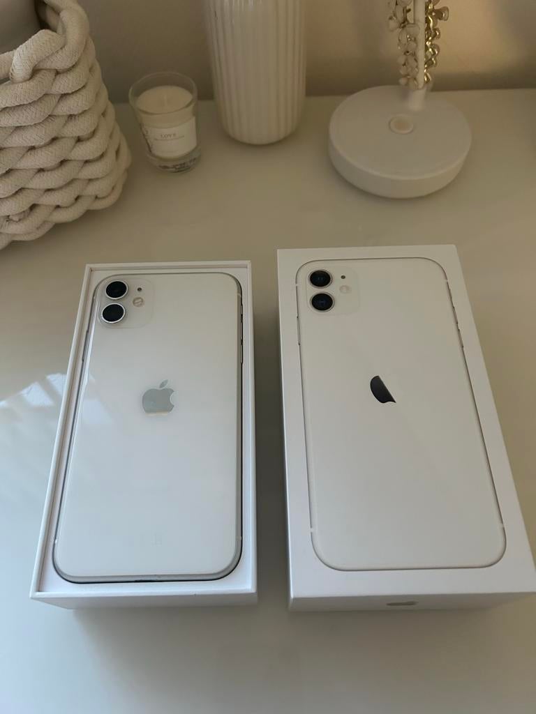 iPhone 11 (bovenkant scherm defect), Telecommunicatie, Mobiele telefoons | Apple iPhone, 69 %, Wit, Zonder simlock, Zonder abonnement