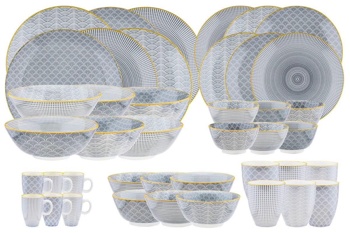 Nieuw Björn The Full Service Serviesset Pattern 42-delig, Overige merken, Keramiek, Nieuw, Ophalen of Verzenden