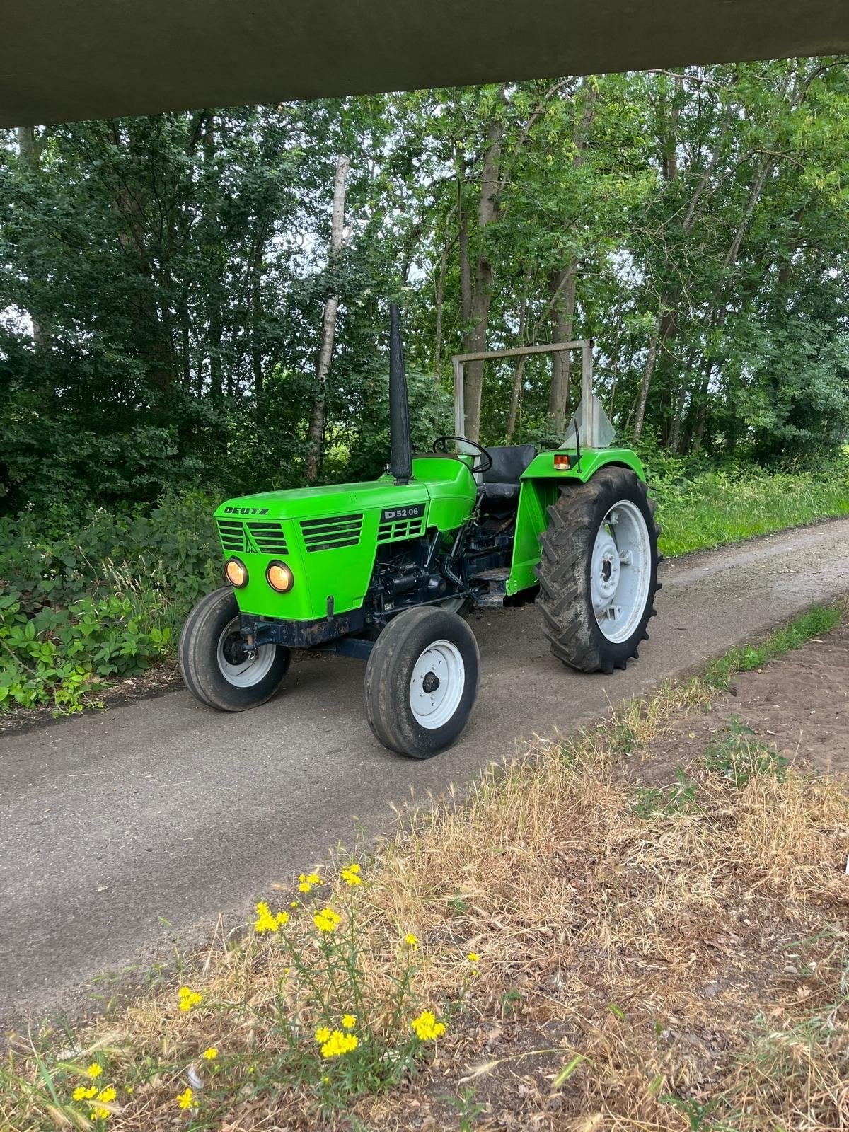 Deutz D 5206 met kenteken!, Meer dan 10000, Ophalen of Verzenden, Tot 80 Pk, Gebruikt