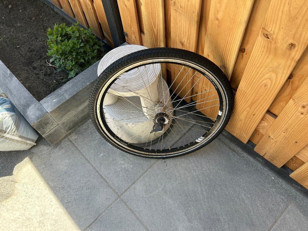 Achterwiel 26 inch 3 NEXUS versnellingen terugtraprem, Fietsen en Brommers, Fietsonderdelen, Wiel, Gebruikt, Ophalen of Verzenden