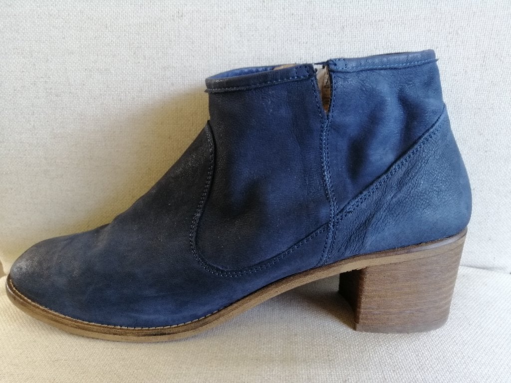 NOVOCENTO laars blauw maat 41- zgan -, Hoge laarzen, Blauw, Ophalen of Verzenden, Zo goed als nieuw